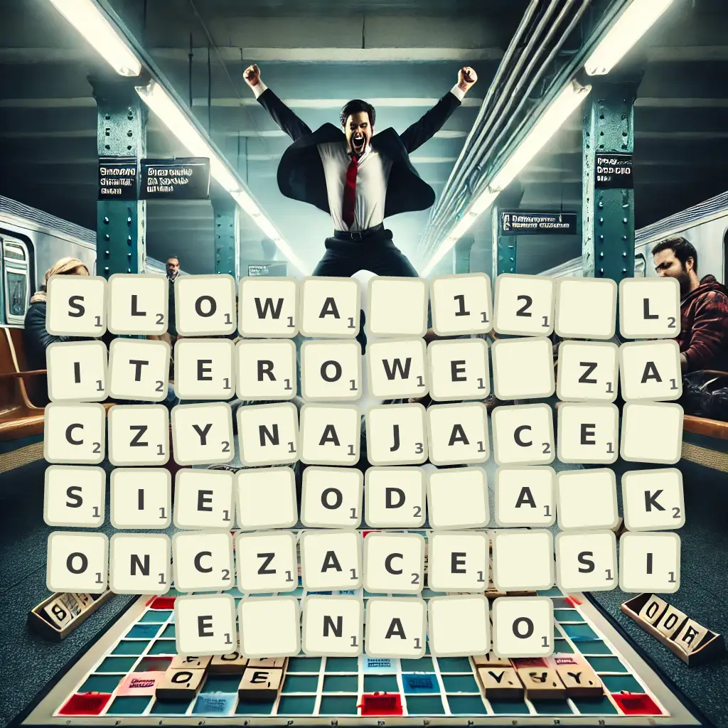 Słowa 12-literowe, zaczynające się od A, kończące się na O