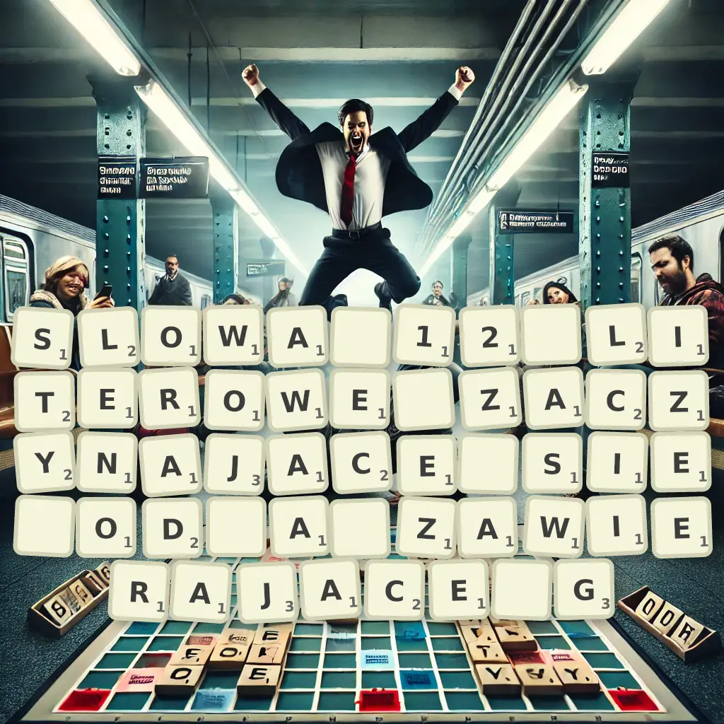 Słowa 12-literowe, zaczynające się od A, zawierające G