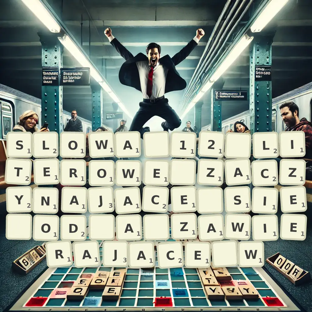 Słowa 12-literowe, zaczynające się od A, zawierające W