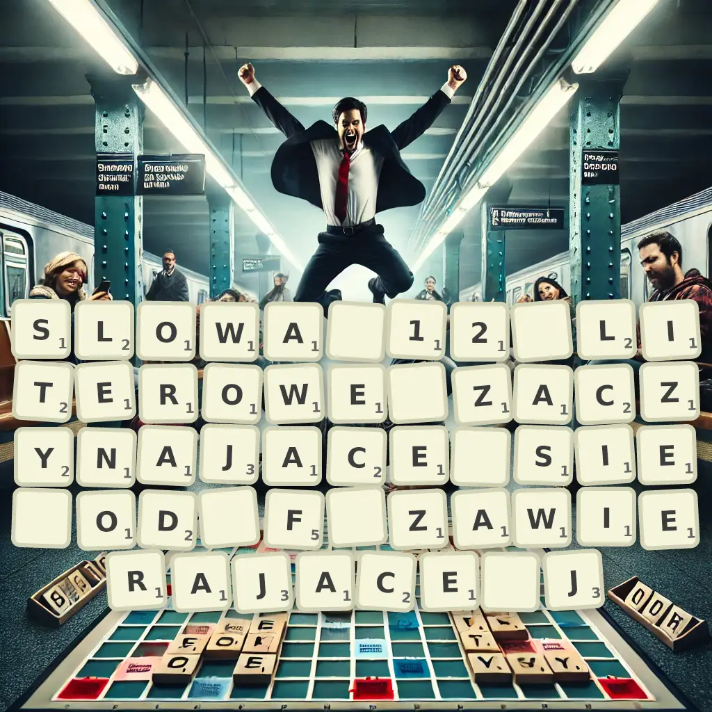 Słowa 12-literowe, zaczynające się od F, zawierające J