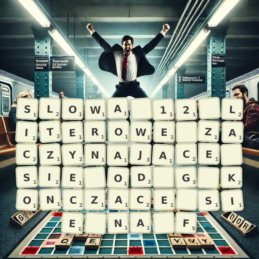 Słowa 12-literowe, zaczynające się od G, kończące się na F