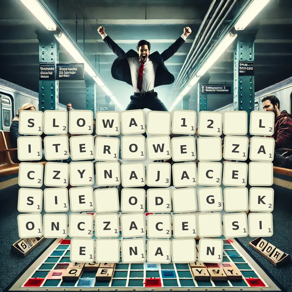 Słowa 12-literowe, zaczynające się od G, kończące się na N