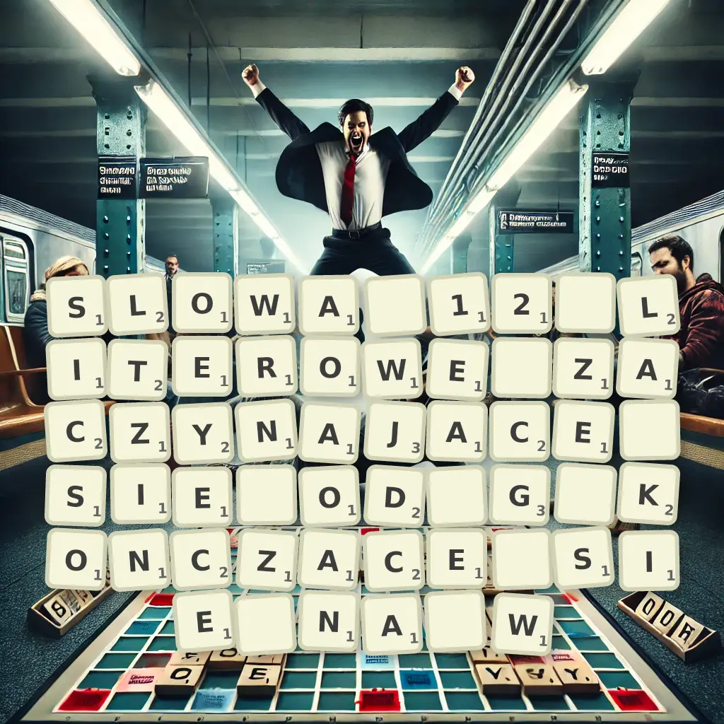 Słowa 12-literowe, zaczynające się od G, kończące się na W