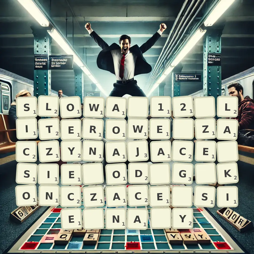 Słowa 12-literowe, zaczynające się od G, kończące się na Y