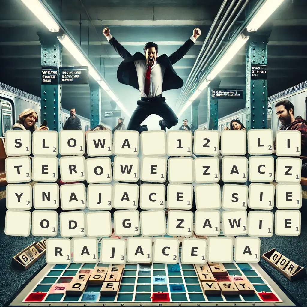 Słowa 12-literowe, zaczynające się od G, zawierające Ą