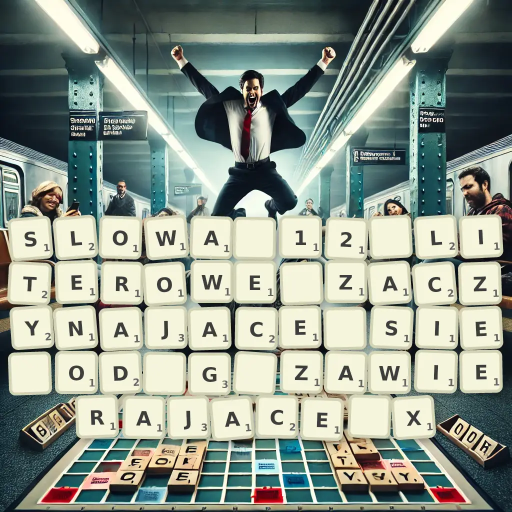 Słowa 12-literowe, zaczynające się od G, zawierające X