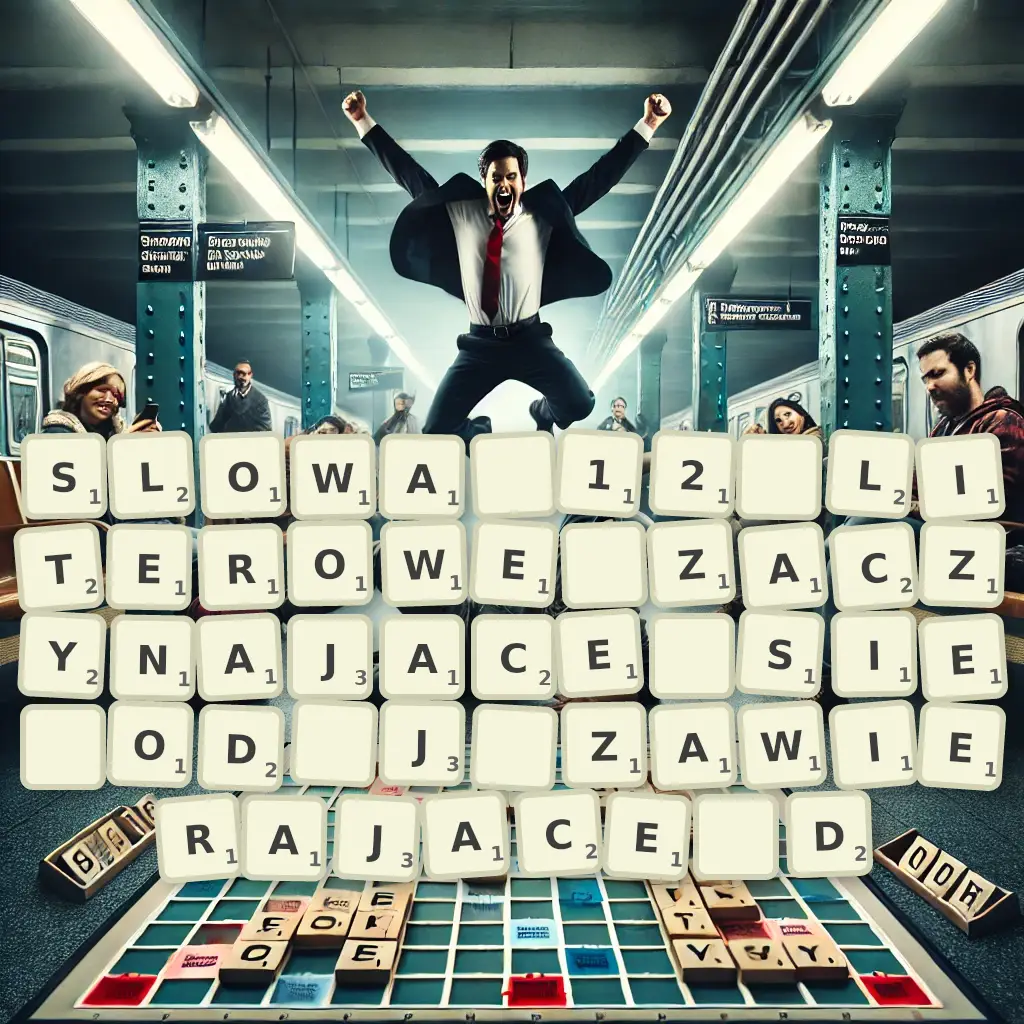 Słowa 12-literowe, zaczynające się od J, zawierające D