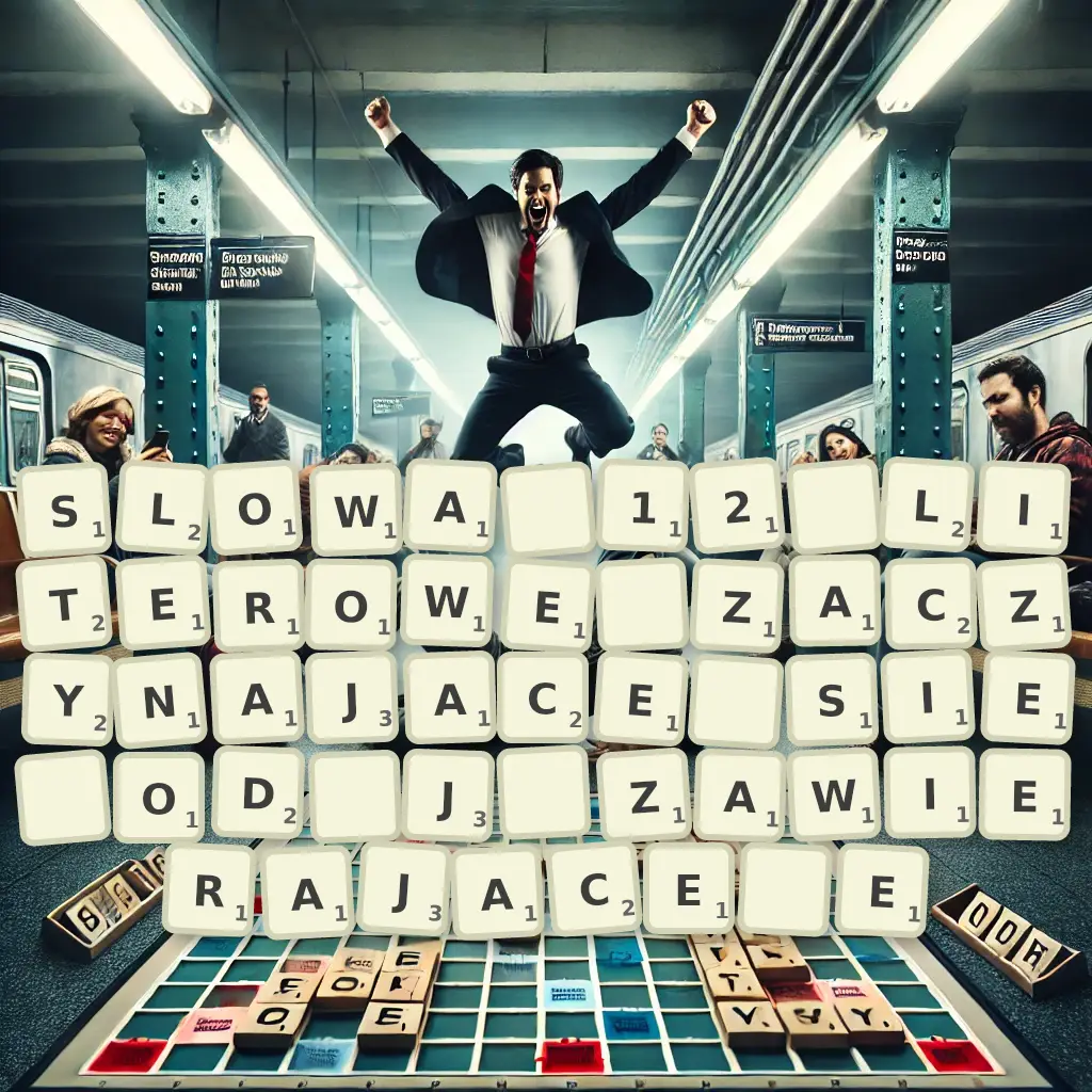 Słowa 12-literowe, zaczynające się od J, zawierające E