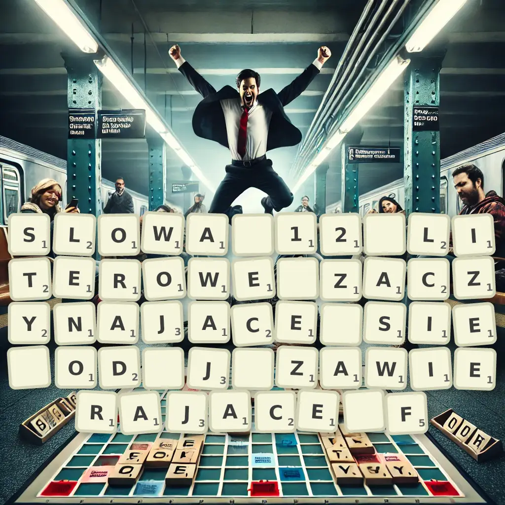 Słowa 12-literowe, zaczynające się od J, zawierające F