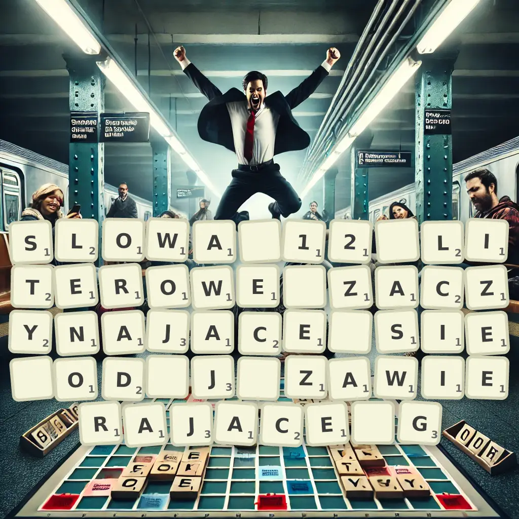 Słowa 12-literowe, zaczynające się od J, zawierające G