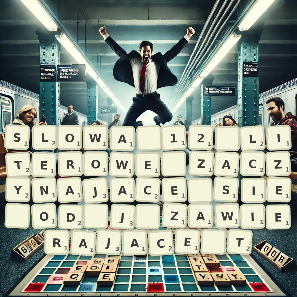 Słowa 12-literowe, zaczynające się od J, zawierające T