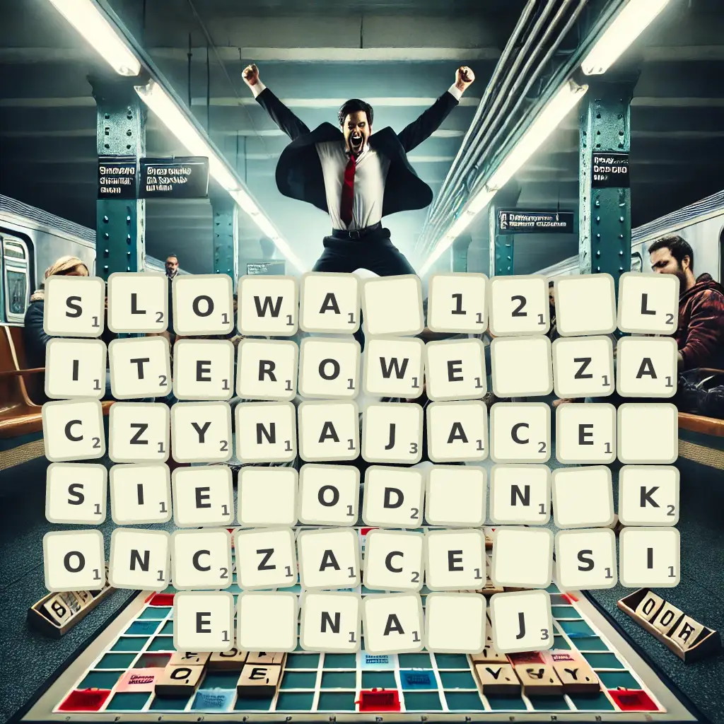 Słowa 12-literowe, zaczynające się od N, kończące się na J