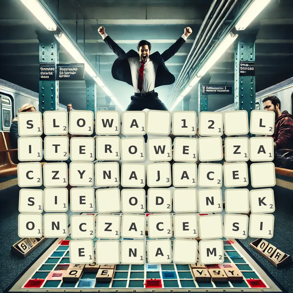 Słowa 12-literowe, zaczynające się od N, kończące się na M