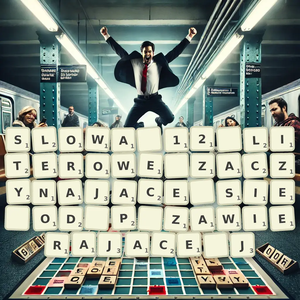 Słowa 12-literowe, zaczynające się od P, zawierające J