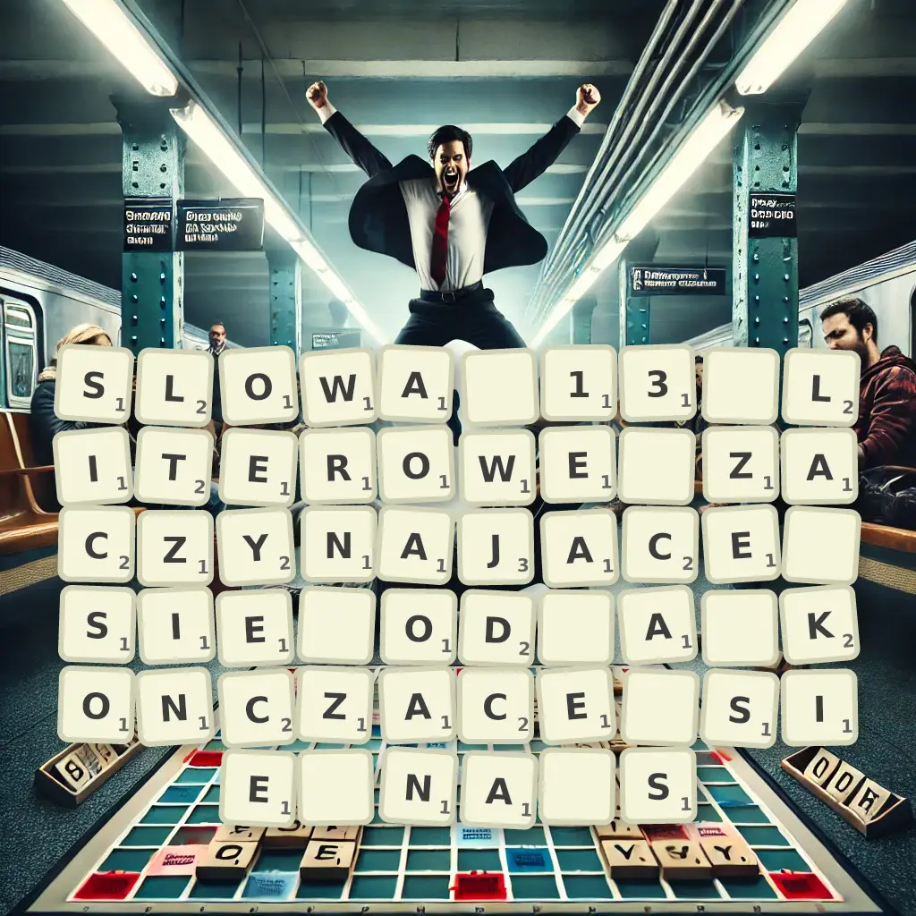 Słowa 13-literowe, zaczynające się od A, kończące się na S