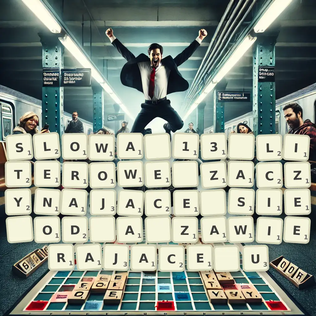 Słowa 13-literowe, zaczynające się od A, zawierające U