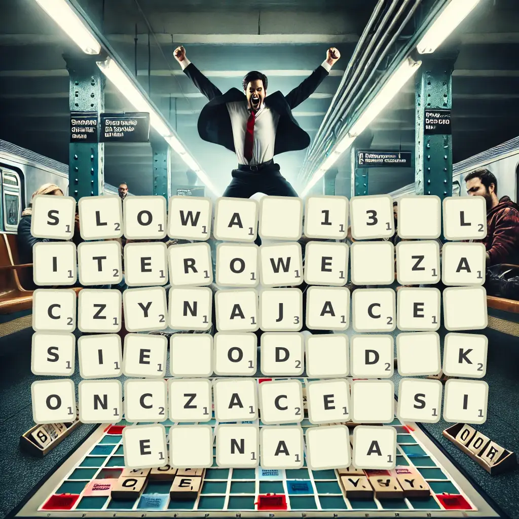 Słowa 13-literowe, zaczynające się od D, kończące się na Ą