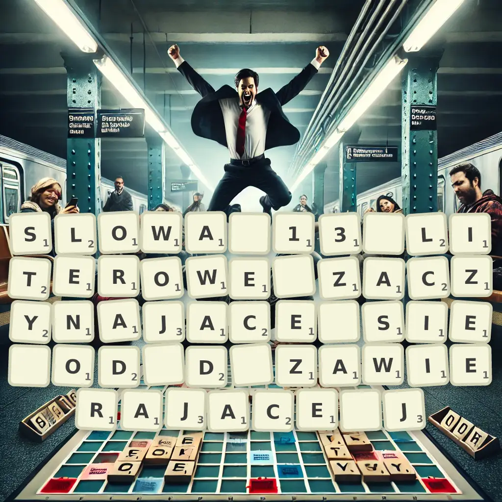 Słowa 13-literowe, zaczynające się od D, zawierające J