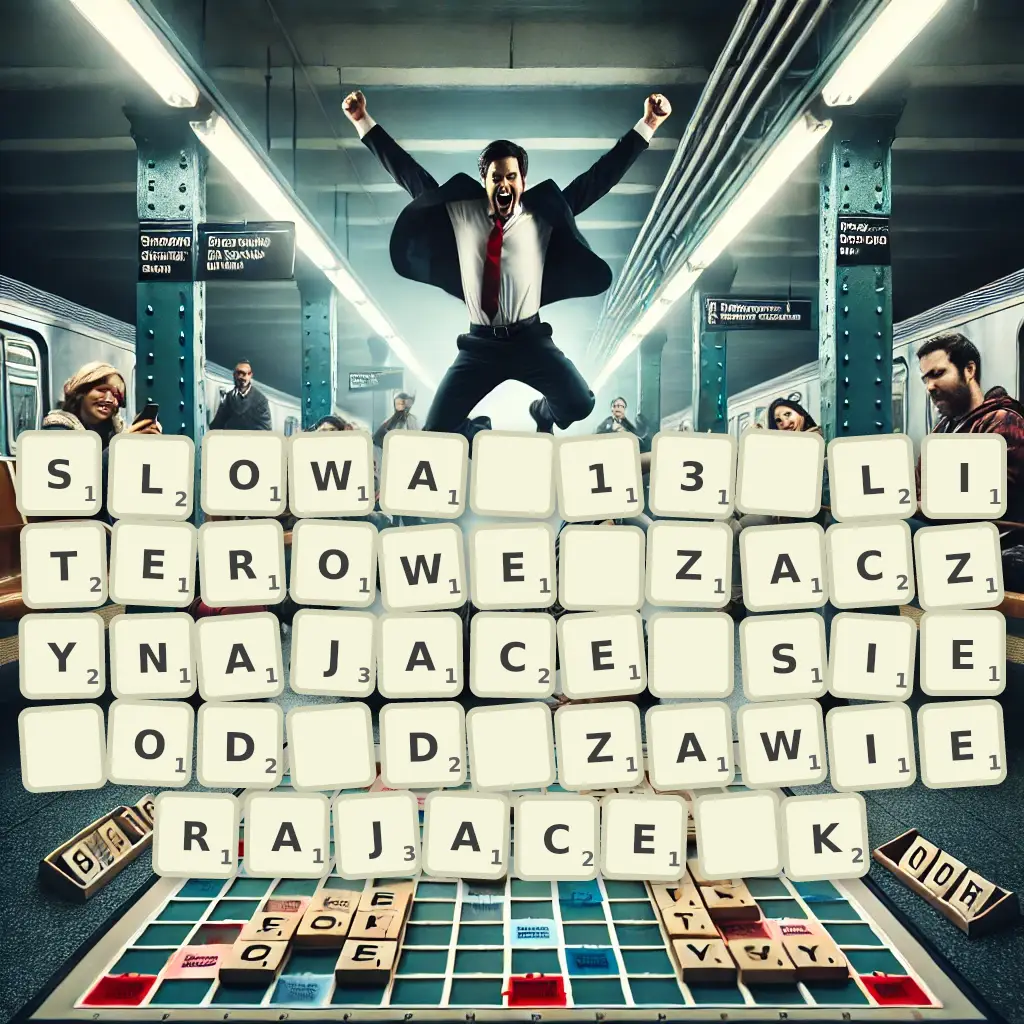 Słowa 13-literowe, zaczynające się od D, zawierające K