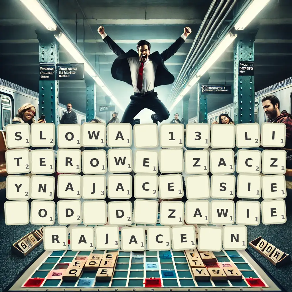 Słowa 13-literowe, zaczynające się od D, zawierające Ń