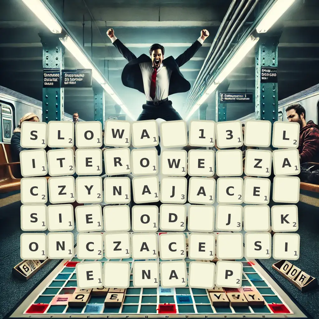 Słowa 13-literowe, zaczynające się od J, kończące się na P