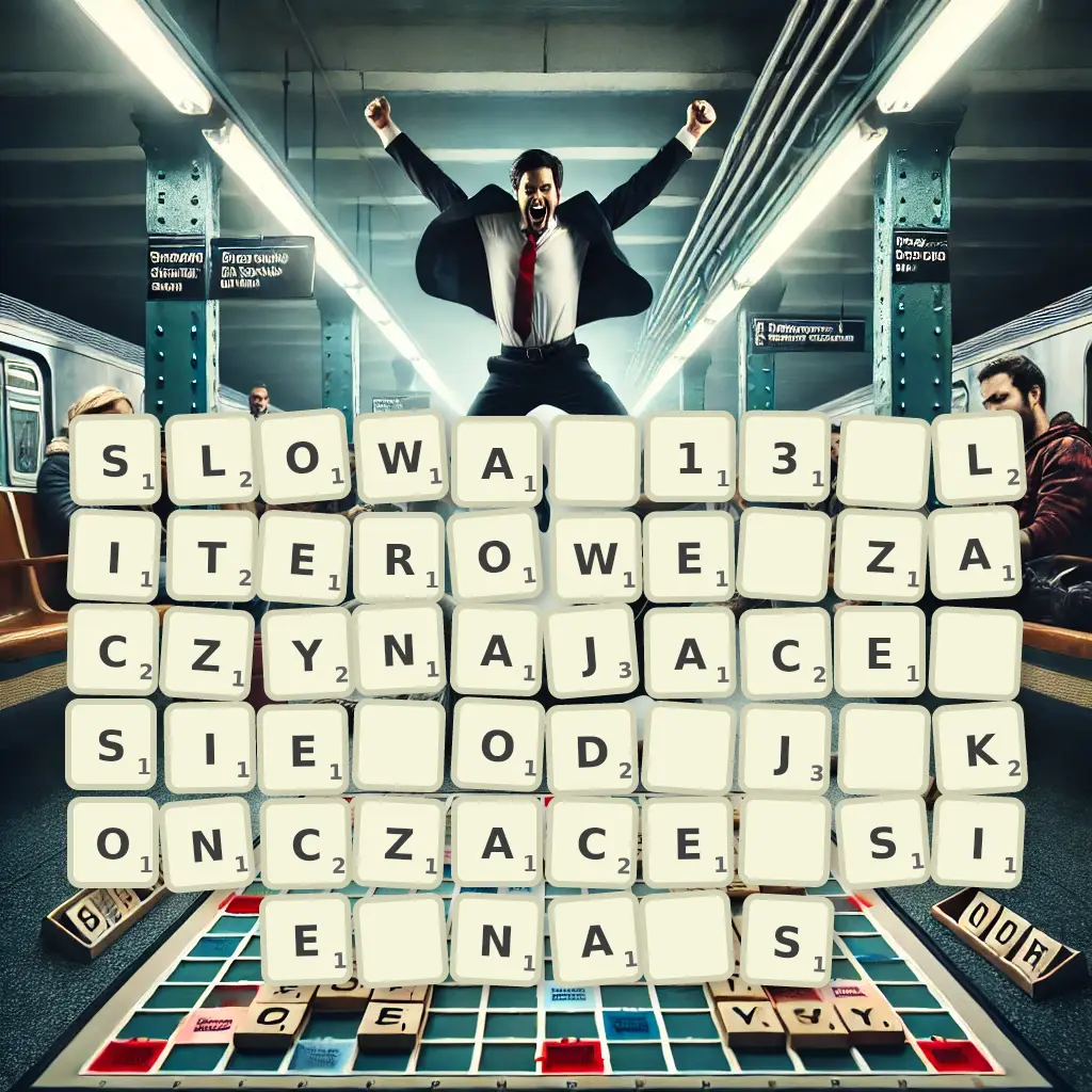 Słowa 13-literowe, zaczynające się od J, kończące się na Ś