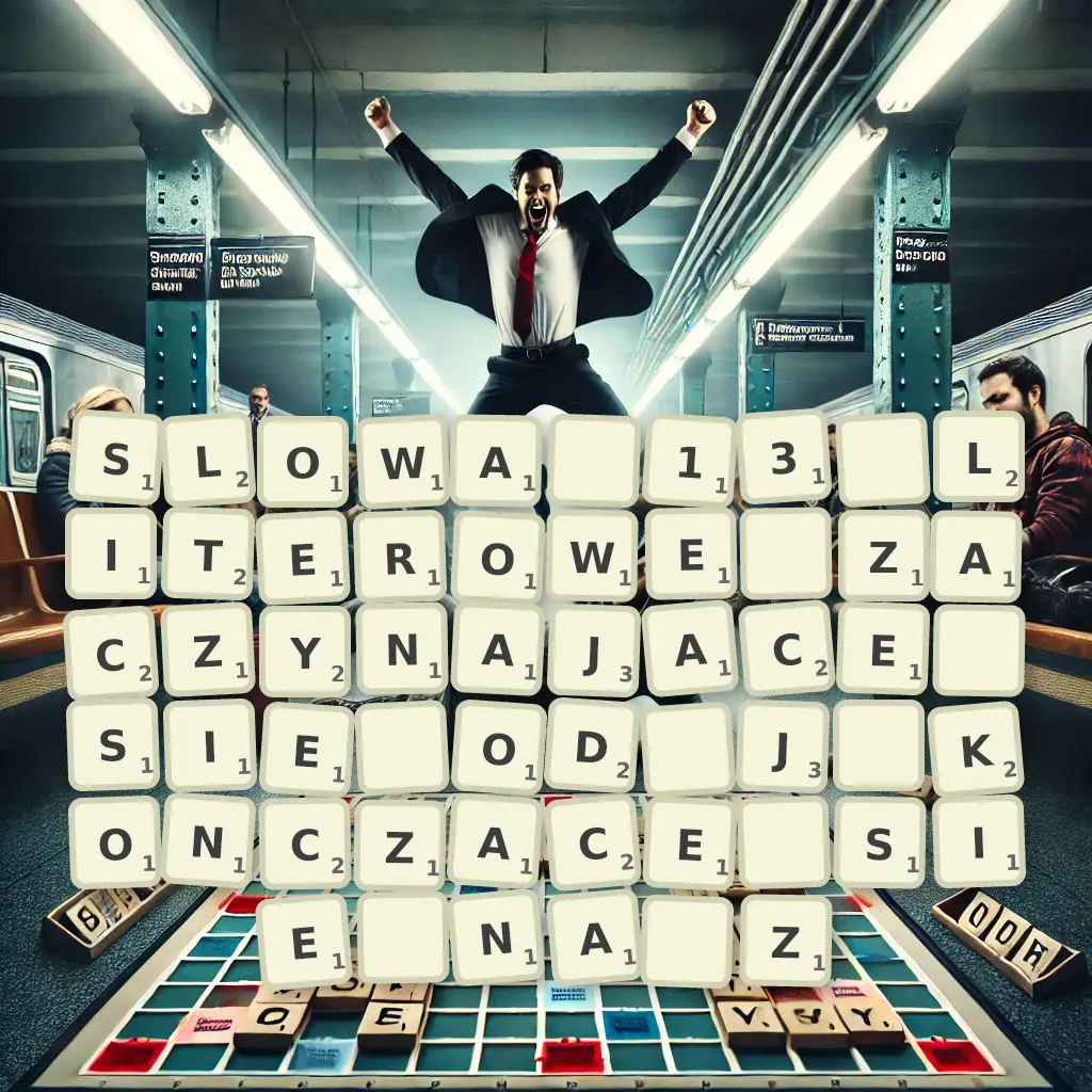 Słowa 13-literowe, zaczynające się od J, kończące się na Z