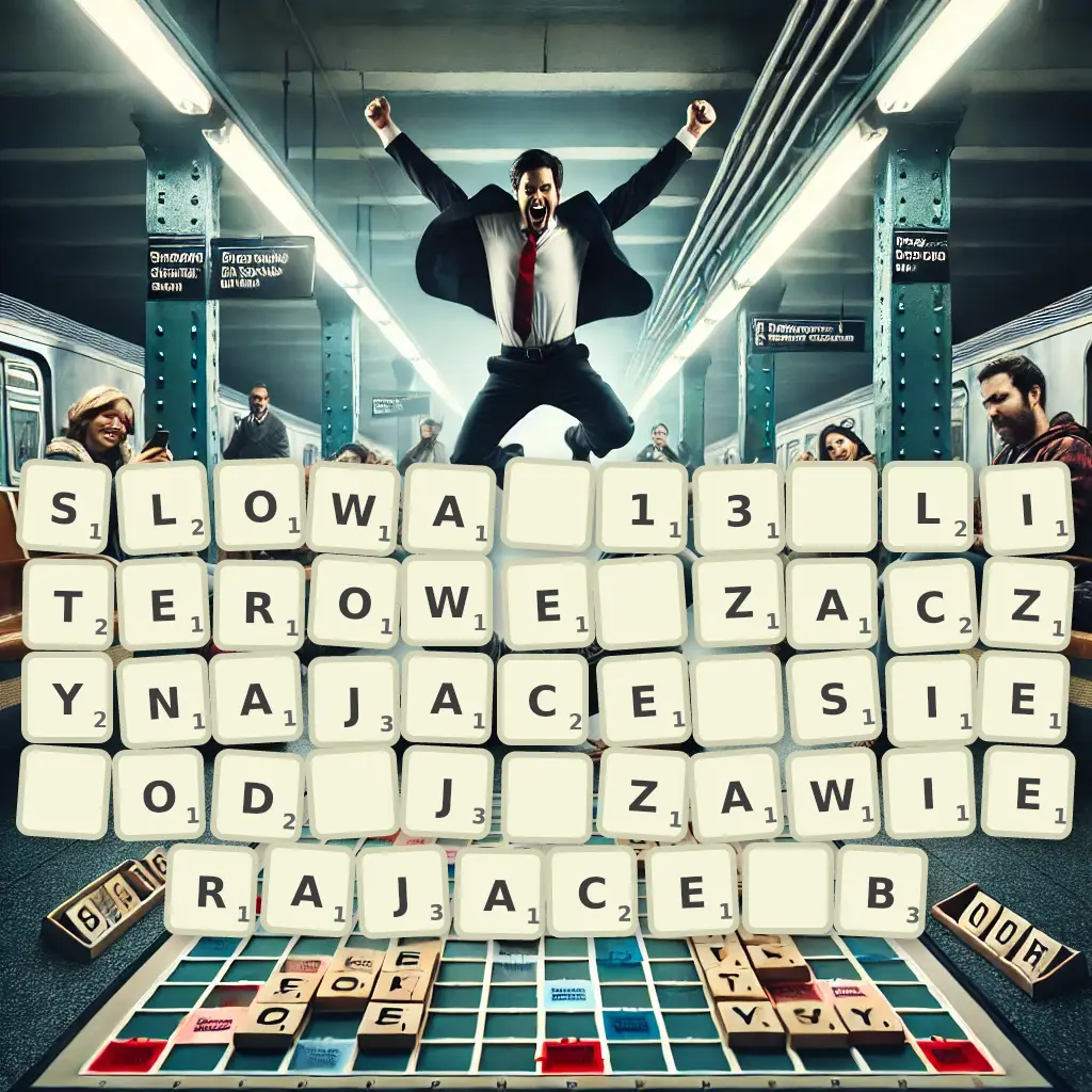 Słowa 13-literowe, zaczynające się od J, zawierające B