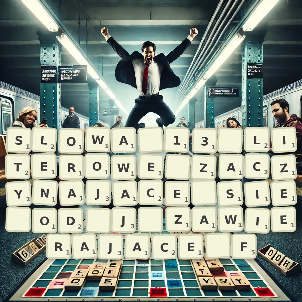 Słowa 13-literowe, zaczynające się od J, zawierające F