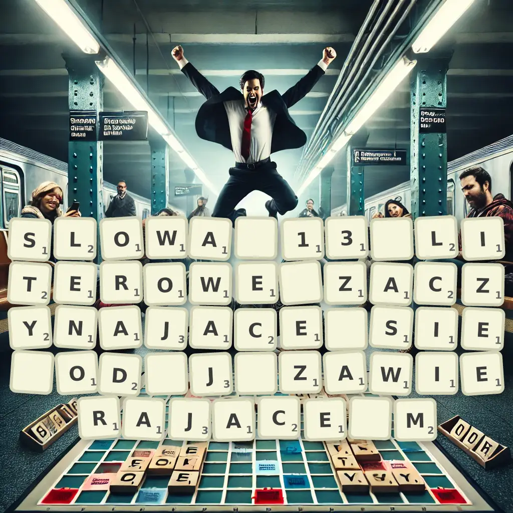 Słowa 13-literowe, zaczynające się od J, zawierające M