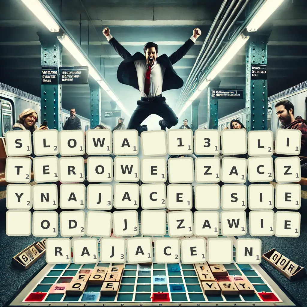 Słowa 13-literowe, zaczynające się od J, zawierające N