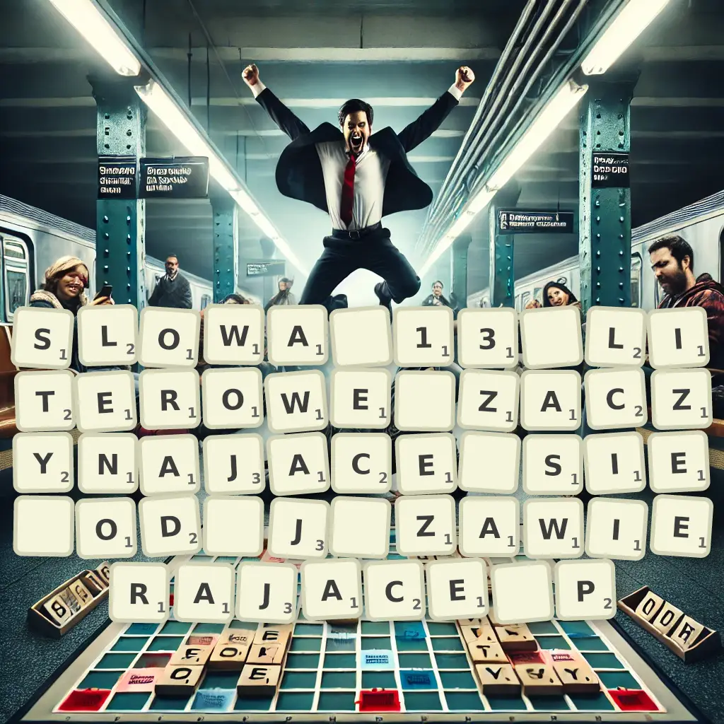 Słowa 13-literowe, zaczynające się od J, zawierające P