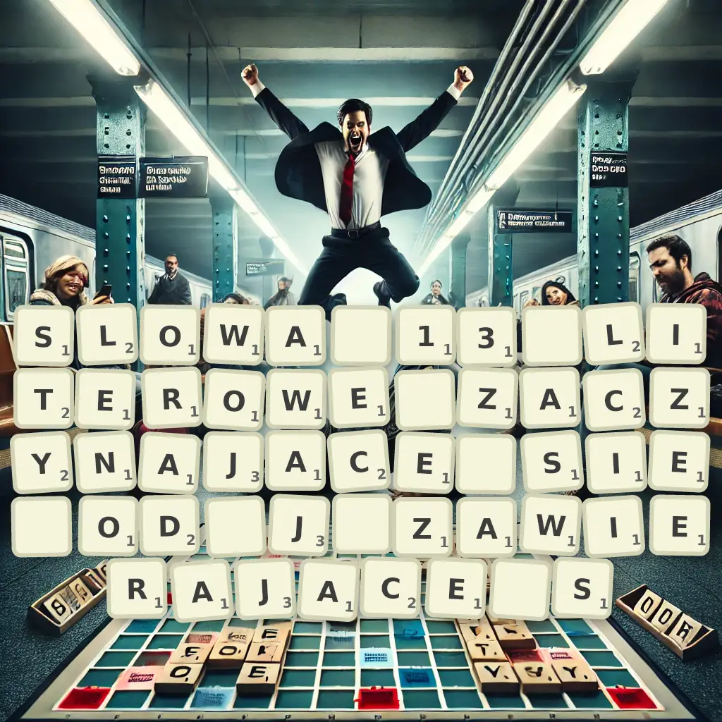 Słowa 13-literowe, zaczynające się od J, zawierające Ś