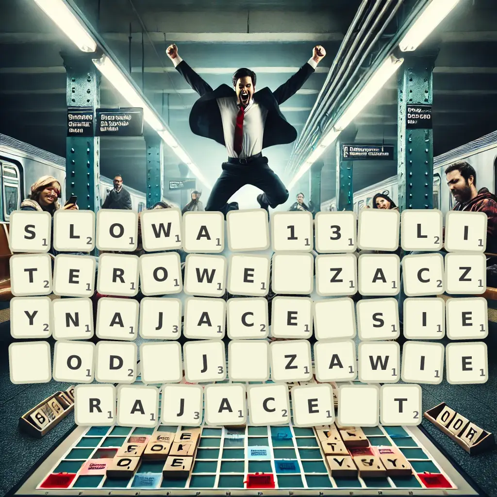 Słowa 13-literowe, zaczynające się od J, zawierające T