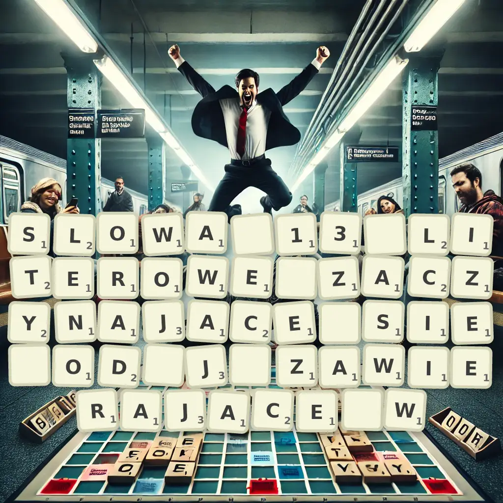 Słowa 13-literowe, zaczynające się od J, zawierające W