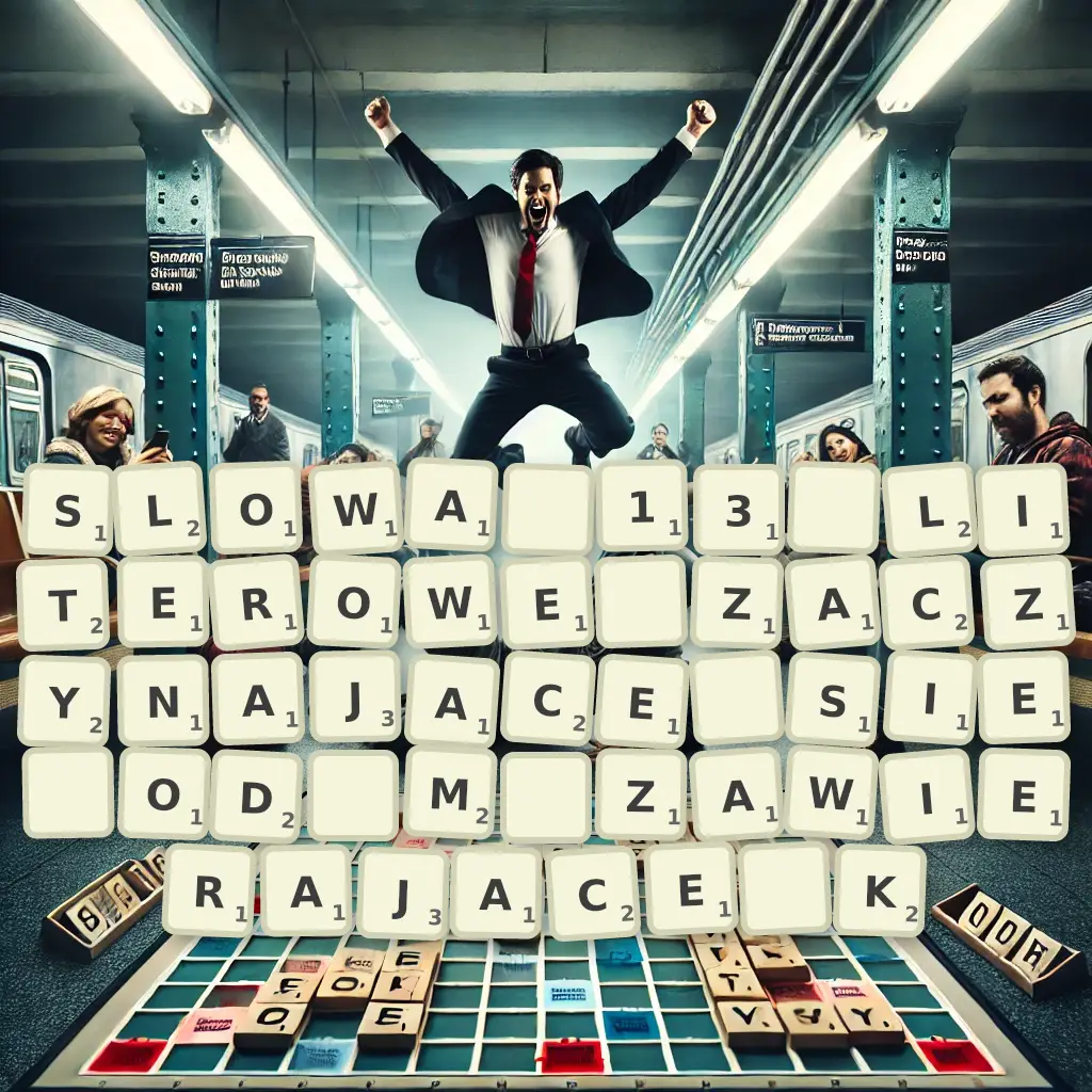 Słowa 13-literowe, zaczynające się od M, zawierające K