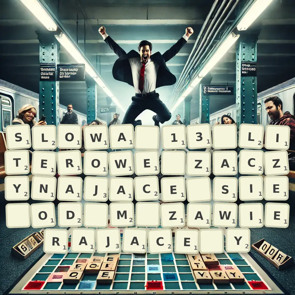 Słowa 13-literowe, zaczynające się od M, zawierające Y