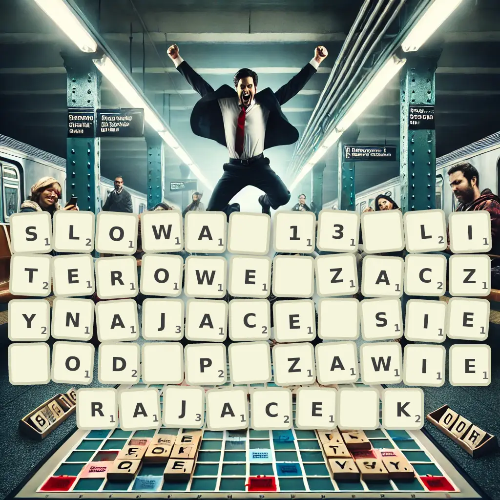 Słowa 13-literowe, zaczynające się od P, zawierające K