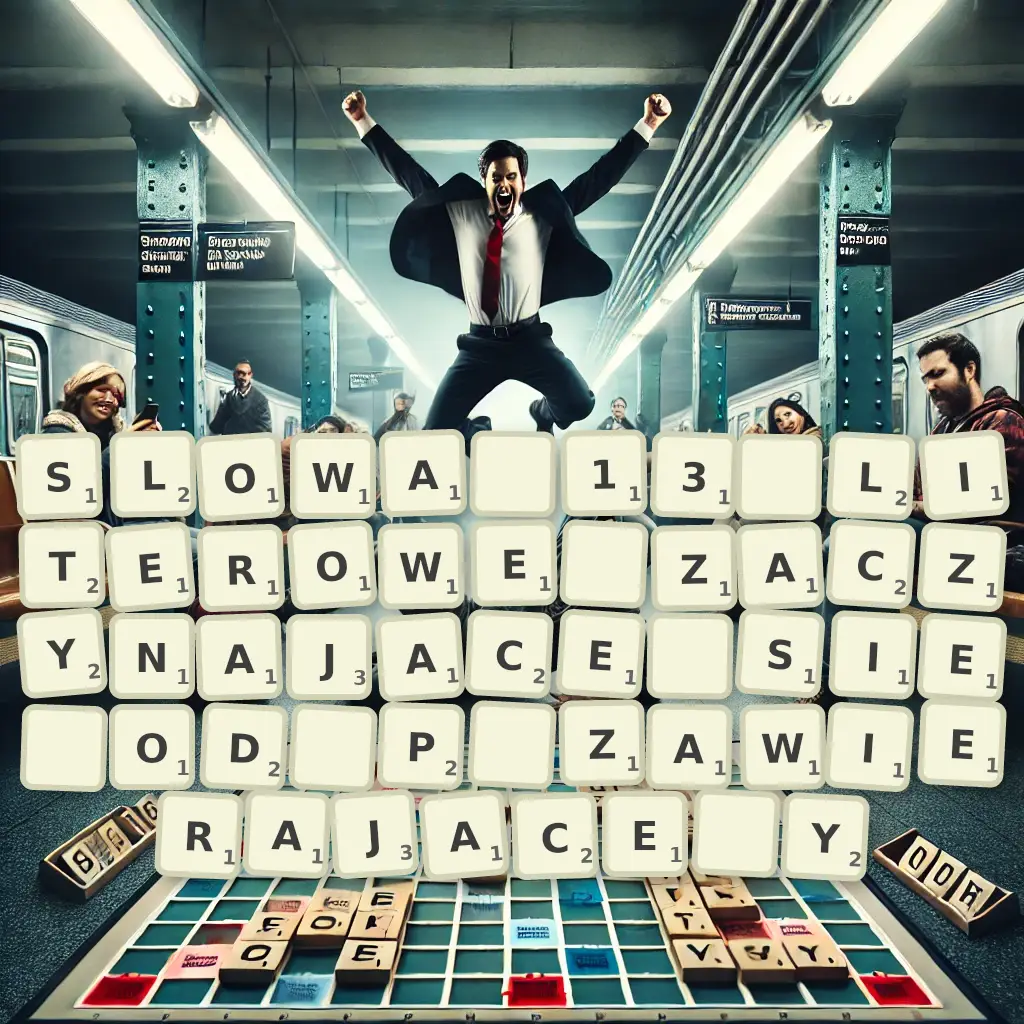 Słowa 13-literowe, zaczynające się od P, zawierające Y