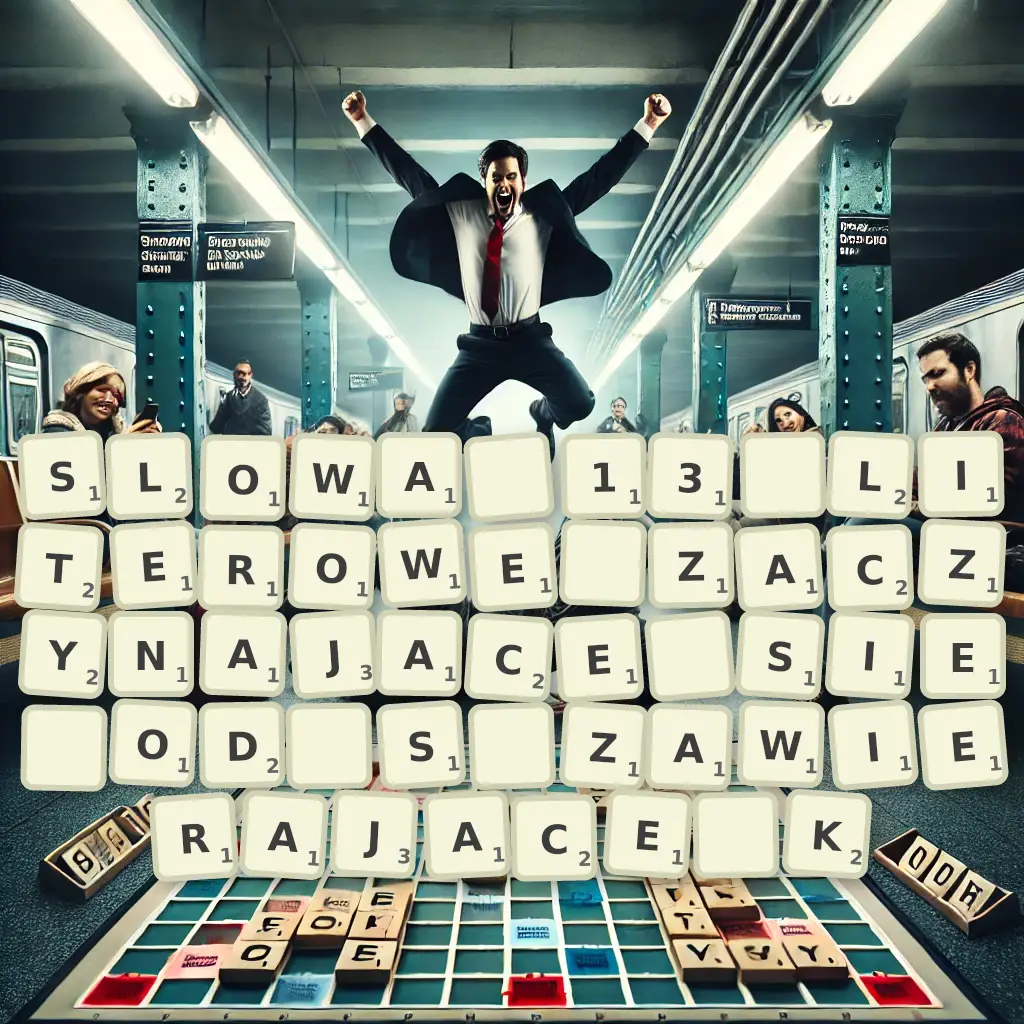 Słowa 13-literowe, zaczynające się od S, zawierające K