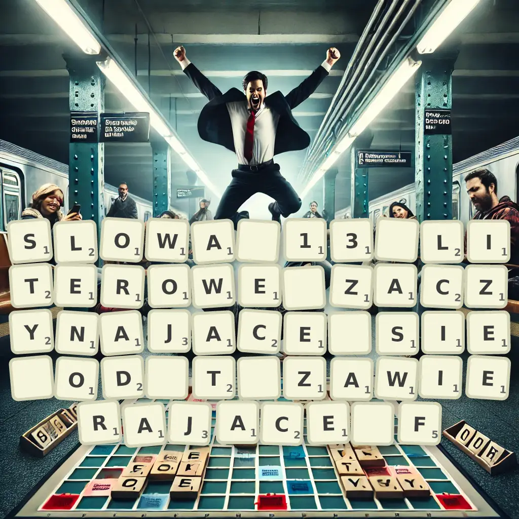 Lista słów 13-literowe, zaczynające się od T, zawierające F Słowa 13-literowe, zaczynające się od T, zawierające F