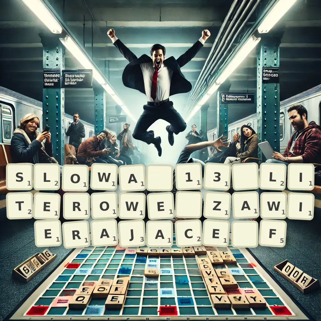 Słowa 13-literowe, zawierające F