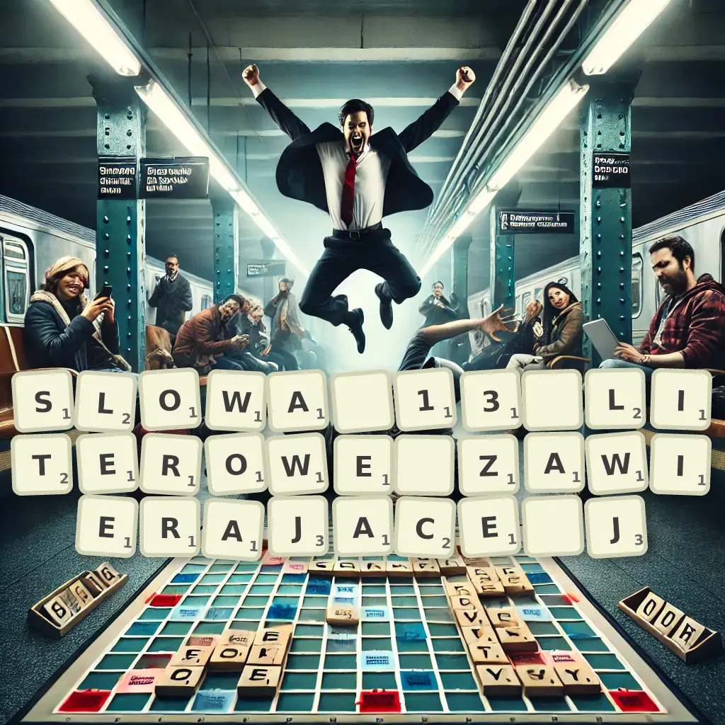 Słowa 13-literowe, zawierające J