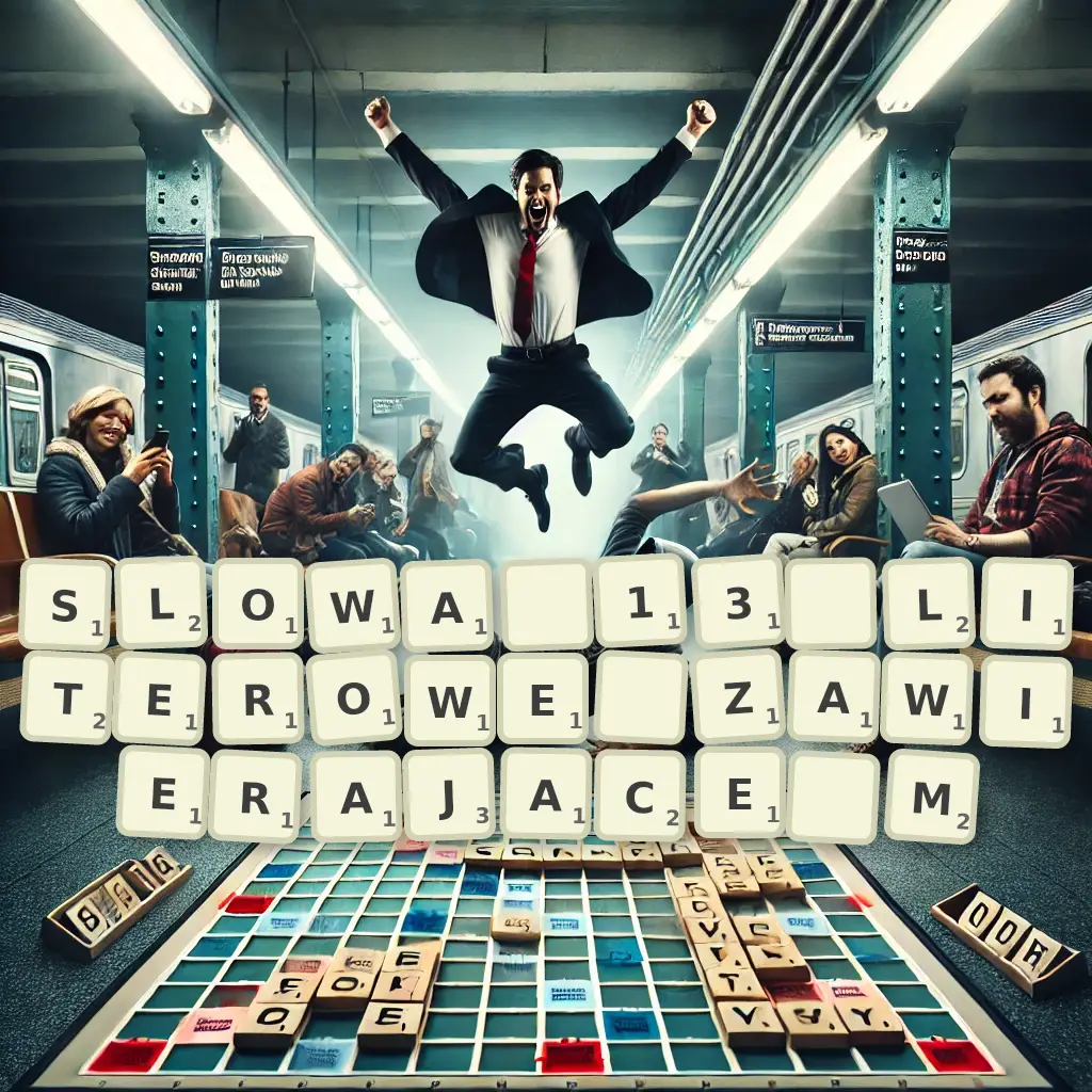 Słowa 13-literowe, zawierające M