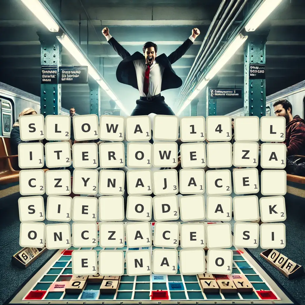 Słowa 14-literowe, zaczynające się od A, kończące się na O