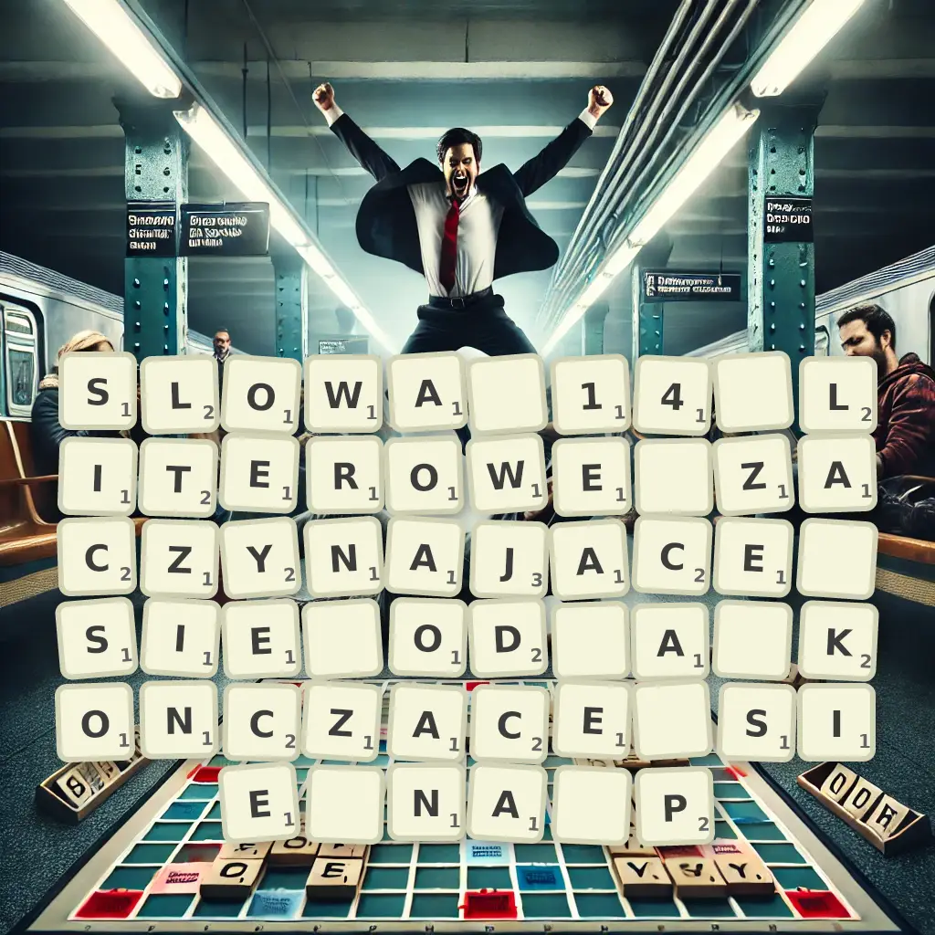 Słowa 14-literowe, zaczynające się od A, kończące się na P