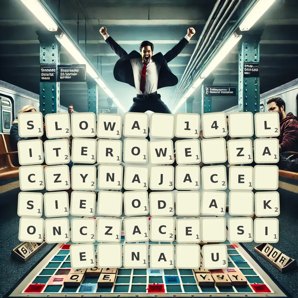 Słowa 14-literowe, zaczynające się od A, kończące się na U