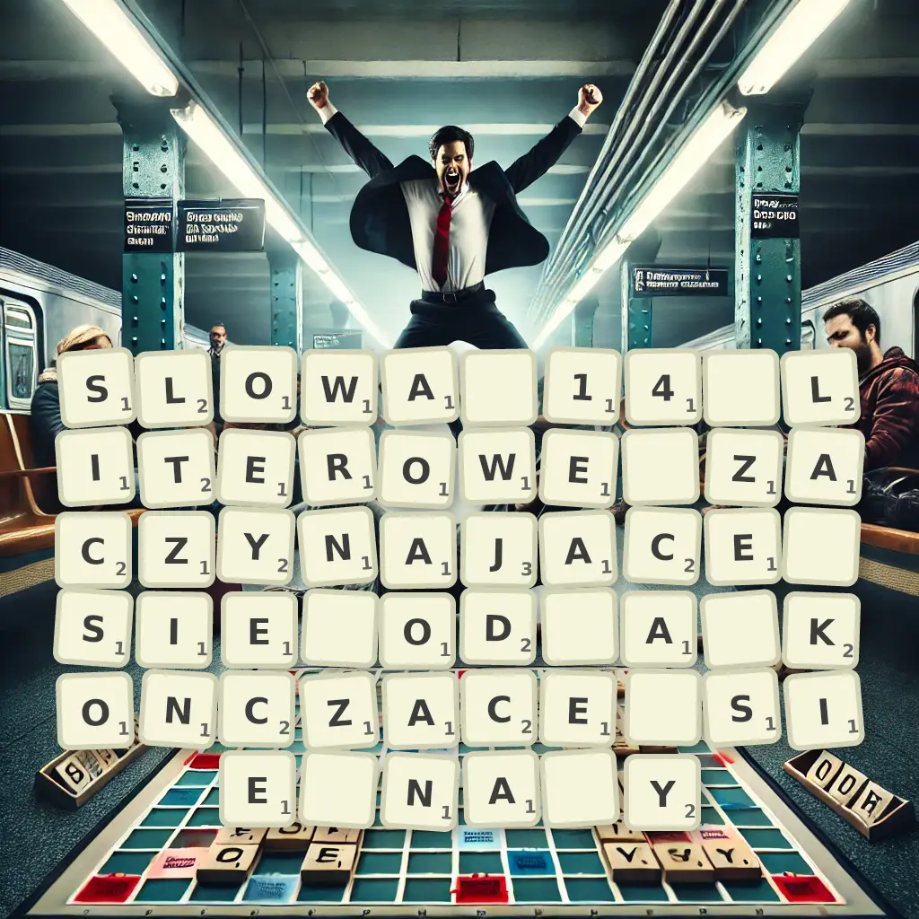 Słowa 14-literowe, zaczynające się od A, kończące się na Y