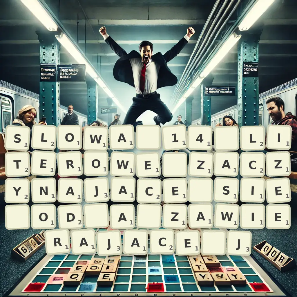 Słowa 14-literowe, zaczynające się od A, zawierające J