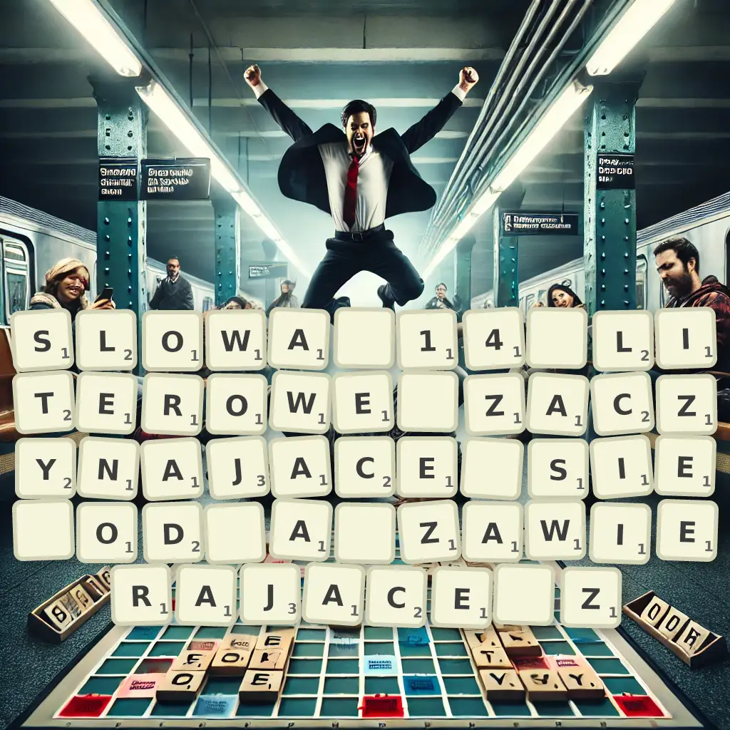 Słowa 14-literowe, zaczynające się od A, zawierające Ż